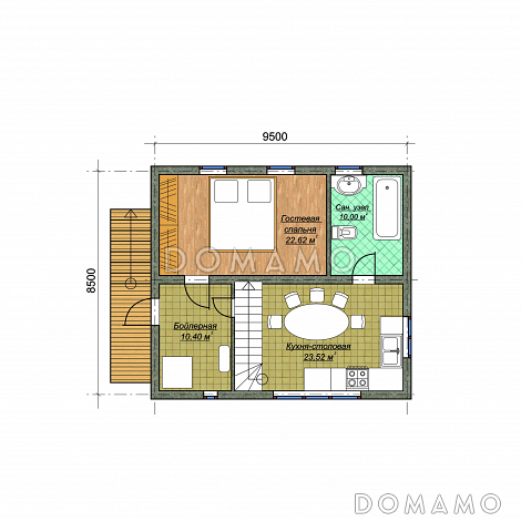 Енисей  / План 1 этажа