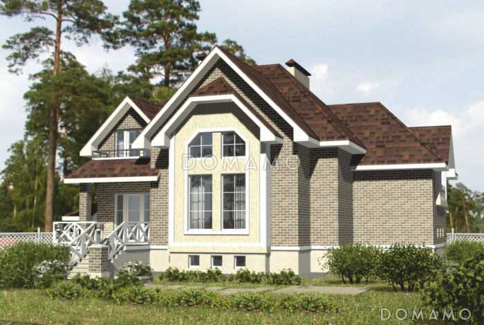 Проект коттеджа с билиардной и вторым светом