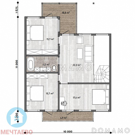 Пегас / План 2 этажа