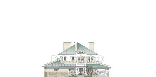 Проект 2 х этажного дома с гаражом / Фасад 1