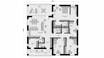 KVADRA L / План 1 этажа