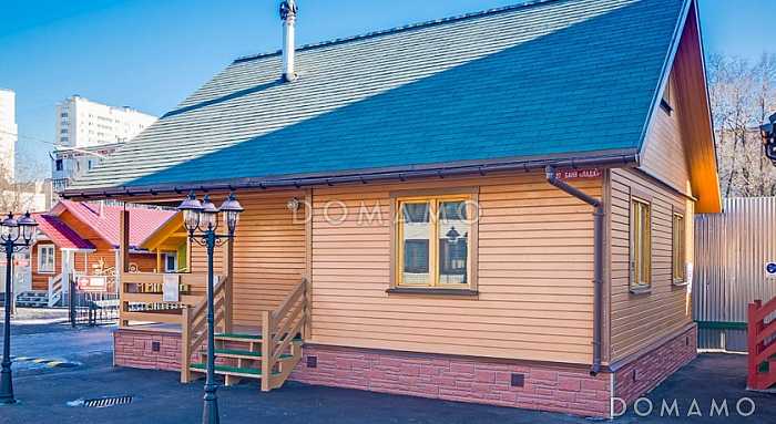 Проект бани из клееного бруса со вторым светом