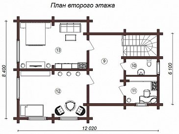 Д-98 / План 2 этажа