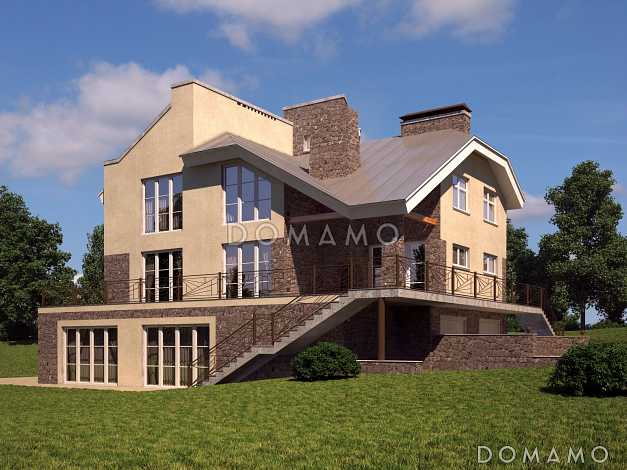 Дом оригинальной формы