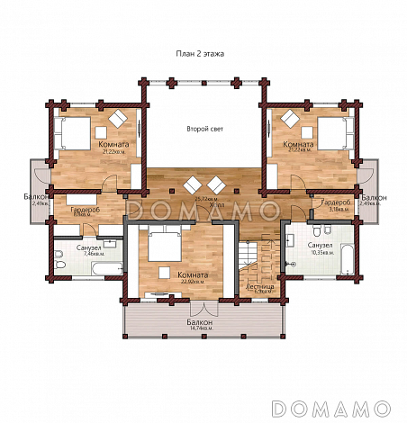 ЖЕНЕВА 430 / План мансардного этажа