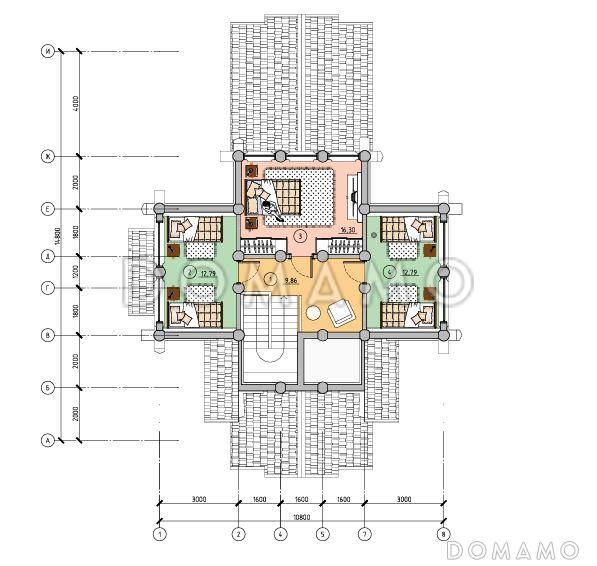 Бургон / План 2 этажа