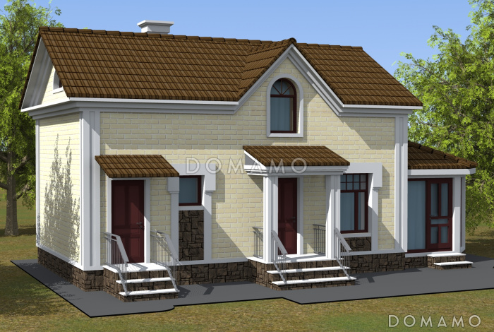 Проект бани с верандой и гостевой комнатой