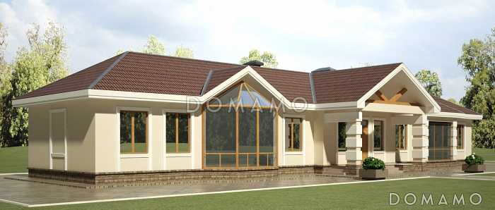 Проект отдельностоящего здания с бассейном, игровой и спортивным залом