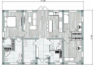 ОД-122 / План 1 этажа
