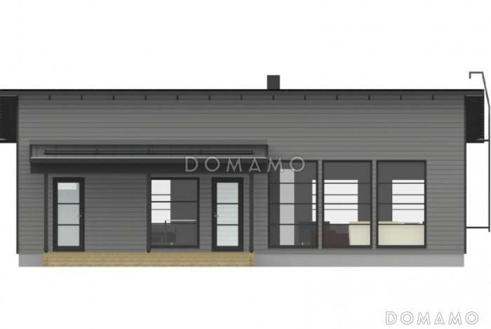 С-120 одноэтажный дом