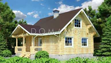 Проект небольшого дома, который очень хорошо подойдет для проживания небольшой семьи