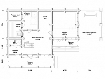 N-128 / План 1 этажа