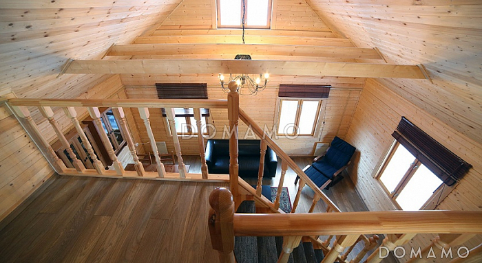 Проект каркасной бани со вторым светом