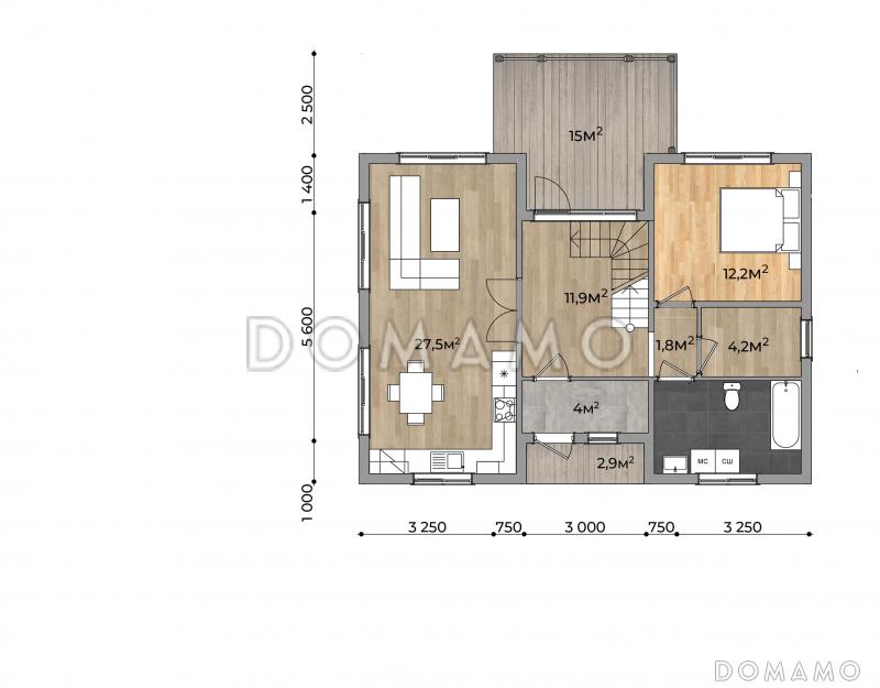 Вектор / План 1 этажа