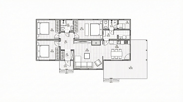 Нида 140 / План 2 этажа