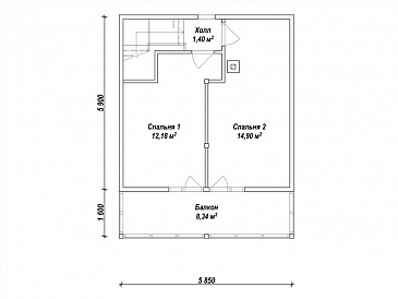 K-206 / План 2 этажа