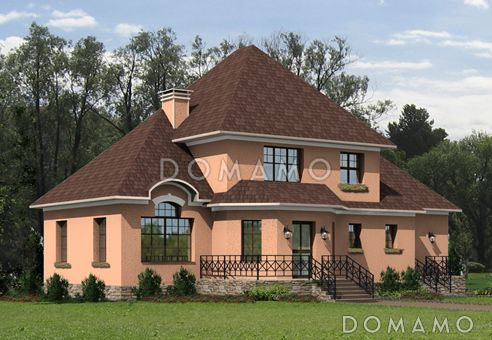 Проект дома с мансардой