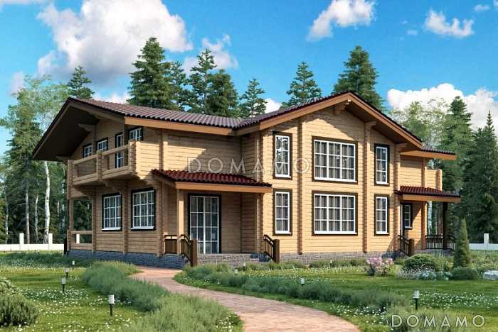 Проект дома для большой семьи