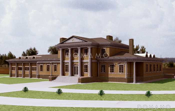 Большой дом в классическом стиле