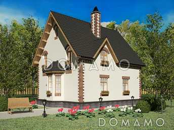 Проект практичного коттеджа в европейском стиле