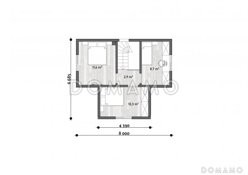 Милитари / План 2 этажа