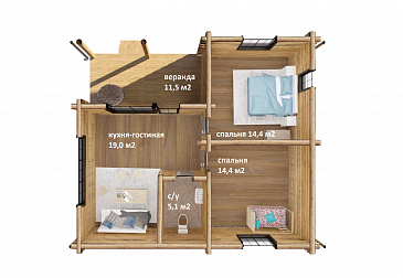 Охотник / План 1 этажа