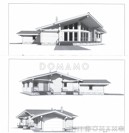 Коттедж "Изумрудная долина" / План мансардного этажа