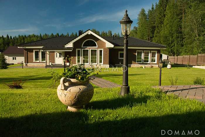 Проект одноэтажного дома из газобетона с сауной