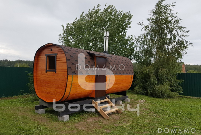 Баня бочка Квадро Мега-2-СВ