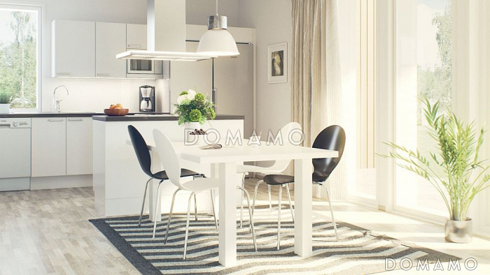 Проект стильного каркасного дома