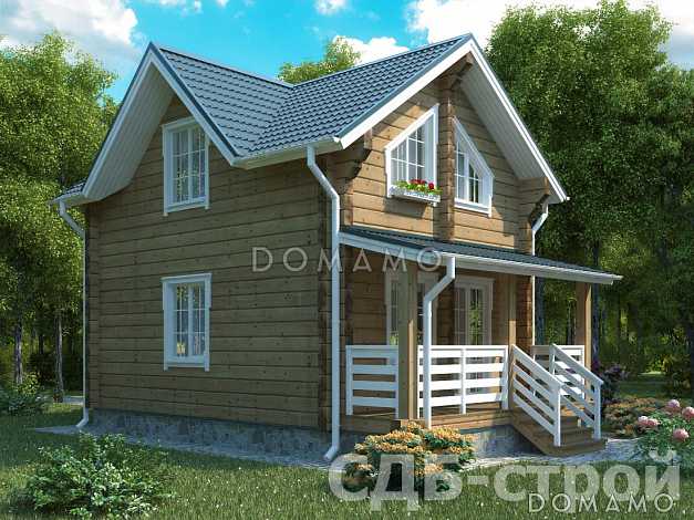 Дом из профилированного бруса ДПБ4