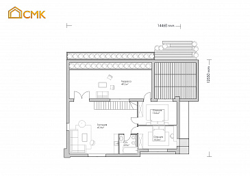 Mos Villa / План 2 этажа