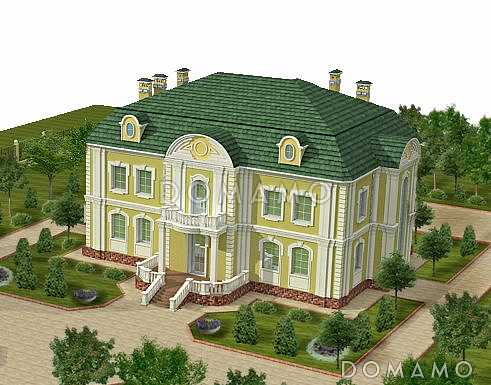 Проект дома в стиле барокко