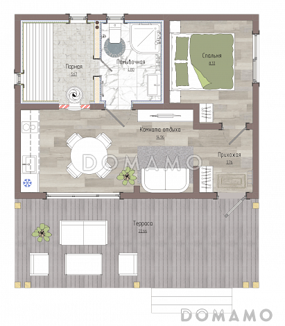 Агидель 60 / План 1 этажа