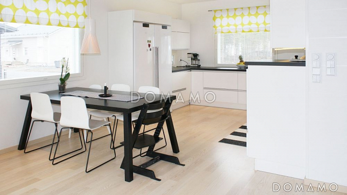 Проект одноэтажного каркасного дома с двумя спальнями