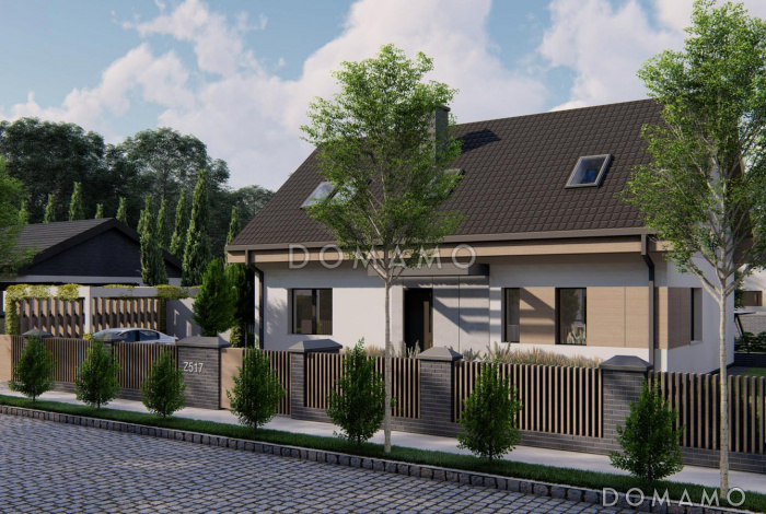 Проект небольшого загородного дома с большим чердаком, кладовой на кухне, двумя спальнями