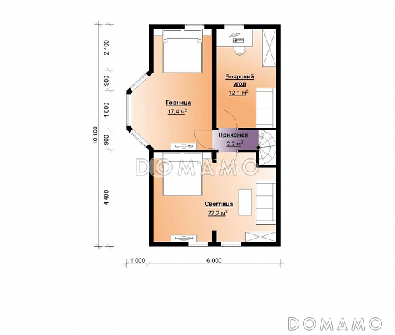 Калининград / План мансардного этажа