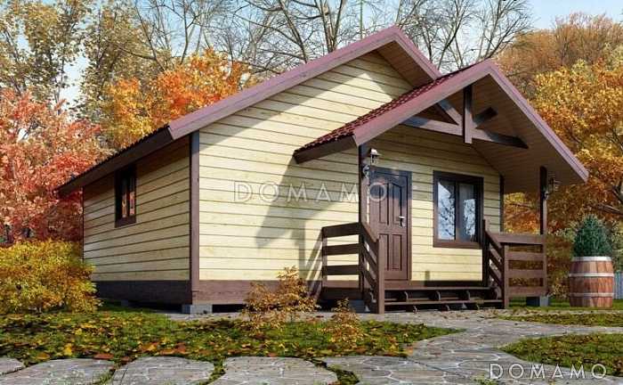 Проект бани из бруса 6х6