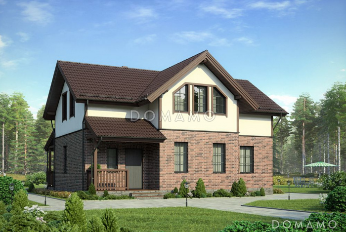 Проект просторного энергоэффективного дома из газобетона