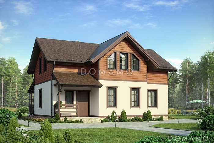 Проект просторного энергоэффективного дома из газобетона