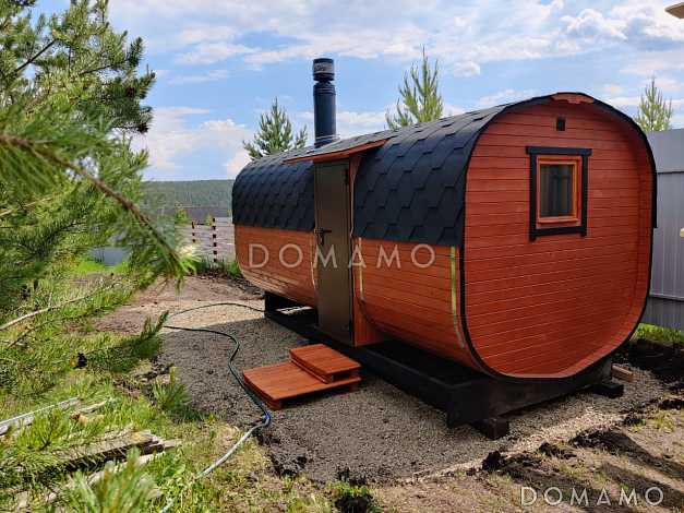 Баня бочка Квадро Мега-2-СВ