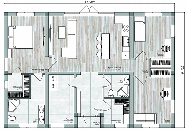 ОД-122-2 / План 1 этажа