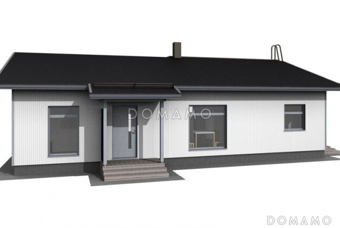 Проект экономичного каркасного дома с мини сауной