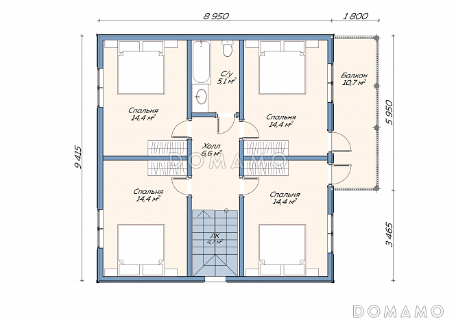 Каркасный дом 