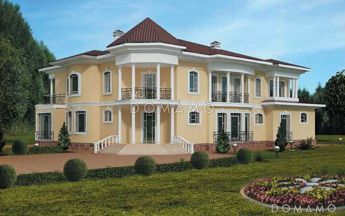 Проект дома из кирпича