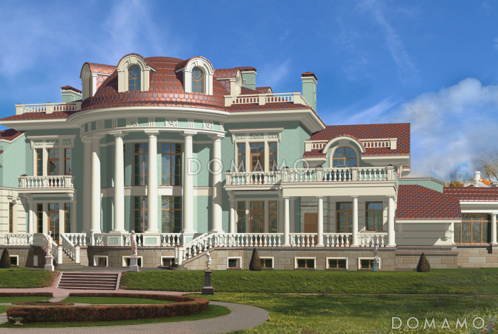 Проект большого дома более 1500 м. кв.