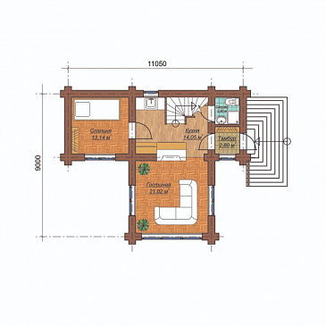 Кутурчин / План 1 этажа
