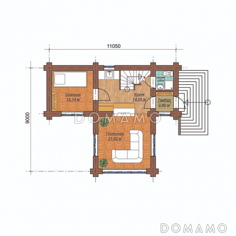 Кутурчин / План 1 этажа