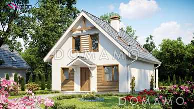 Проект загородного дома с террасой, балконом, кладовой, просторной ванной