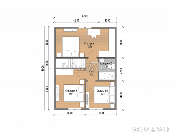 ДК-184 / План 2 этажа